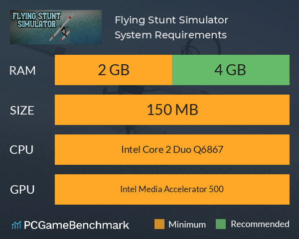 Flying Stunt Simulator System Requirements PC Graph - Can I Run Flying Stunt Simulator Flying Stunt Simulator System Requirements PC Graph - Can I Run Flying Stunt Simulator