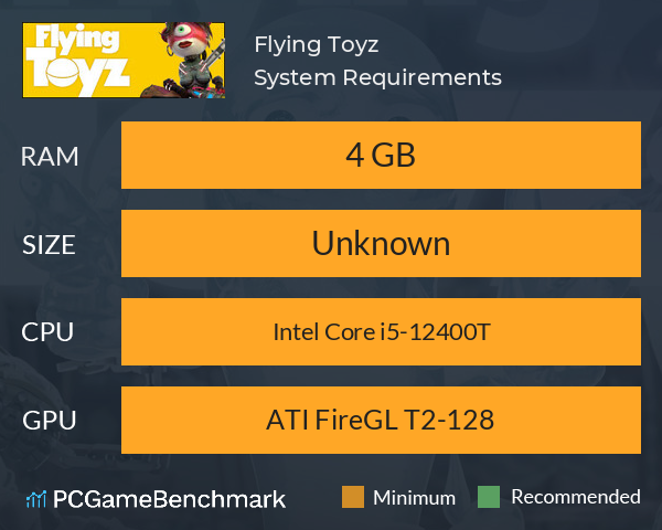 Flying Toyz System Requirements PC Graph - Can I Run Flying Toyz Flying Toyz System Requirements PC Graph - Can I Run Flying Toyz