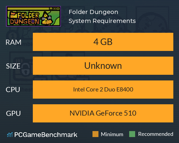 Folder Dungeon System Requirements PC Graph - Can I Run Folder Dungeon Folder Dungeon System Requirements PC Graph - Can I Run Folder Dungeon