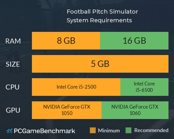 Football Pitch Simulator System Requirements PC Graph - Can I Run Football Pitch Simulator Football Pitch Simulator System Requirements PC Graph - Can I Run Football Pitch Simulator