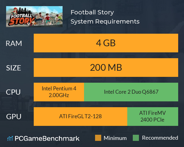 Football Story System Requirements PC Graph - Can I Run Football Story