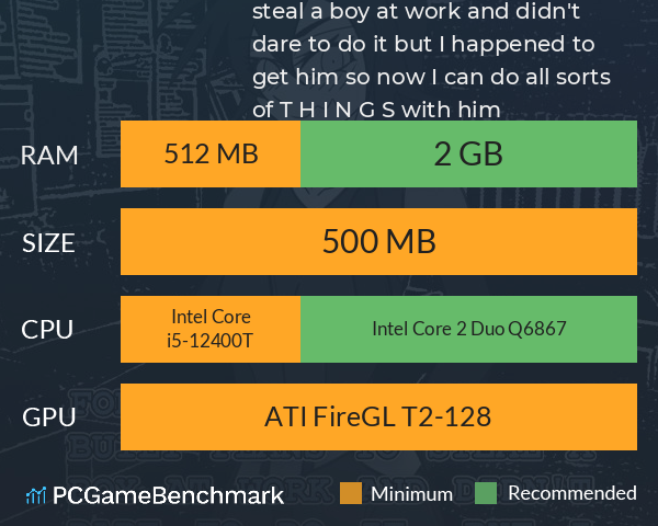 For a long time, I built plans to steal a boy at work and didn't dare to do it, but I happened to get him, so now I can do all sorts of T H I N G S with him… System Requirements PC Graph - Can I Run For a long time, I built plans to steal a boy at work and didn't dare to do it, but I happened to get him, so now I can do all sorts of T H I N G S with him… For a long time, I built plans to steal a boy at work and didn't dare to do it, but I happened to get him, so now I can do all sorts of T H I N G S with him… System Requirements PC Graph - Can I Run For a long time, I built plans to steal a boy at work and didn't dare to do it, but I happened to get him, so now I can do all sorts of T H I N G S with him…