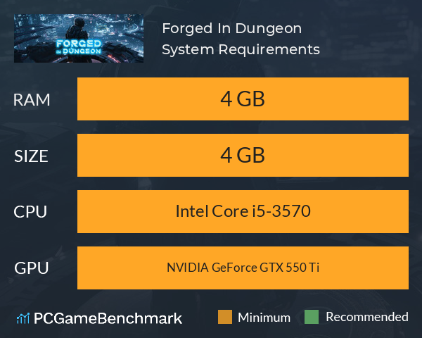 Forged In Dungeon System Requirements PC Graph - Can I Run Forged In Dungeon Forged In Dungeon System Requirements PC Graph - Can I Run Forged In Dungeon