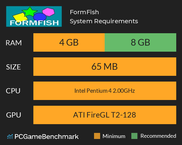 FormFish System Requirements PC Graph - Can I Run FormFish FormFish System Requirements PC Graph - Can I Run FormFish