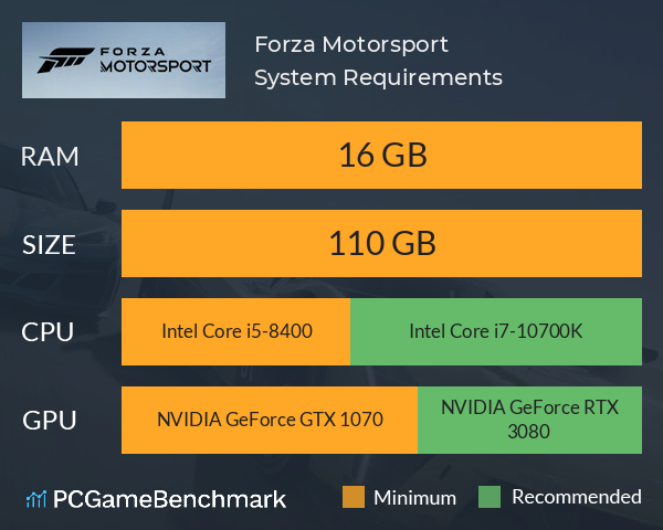 Roda aí? Confira os requisitos de Forza Motorsport no PC