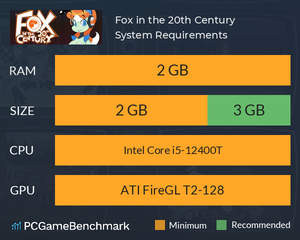 Fox in the 20th Century System Requirements PC Graph - Can I Run Fox in the 20th Century Fox in the 20th Century System Requirements PC Graph - Can I Run Fox in the 20th Century