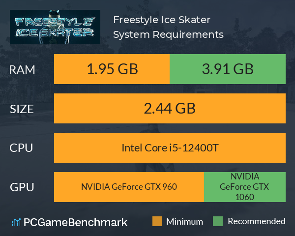 Freestyle Ice Skater System Requirements PC Graph - Can I Run Freestyle Ice Skater Freestyle Ice Skater System Requirements PC Graph - Can I Run Freestyle Ice Skater