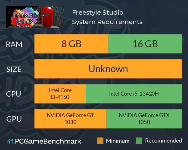 Freestyle Studio System Requirements PC Graph - Can I Run Freestyle Studio Freestyle Studio System Requirements PC Graph - Can I Run Freestyle Studio