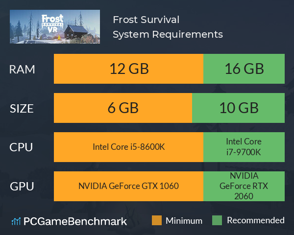 Frost Survival System Requirements PC Graph - Can I Run Frost Survival Frost Survival System Requirements PC Graph - Can I Run Frost Survival