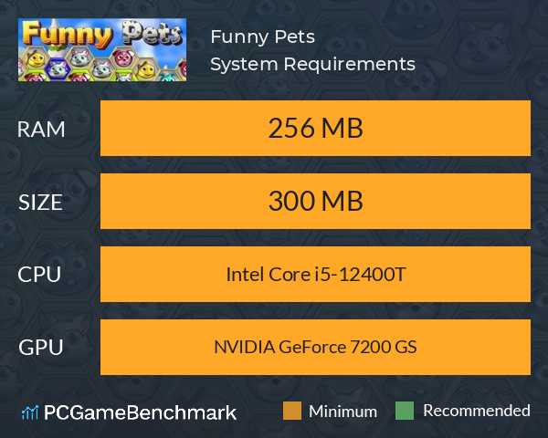 Funny Pets System Requirements PC Graph - Can I Run Funny Pets Funny Pets System Requirements PC Graph - Can I Run Funny Pets
