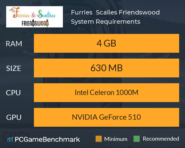 Furries & Scalies: Friendswood System Requirements PC Graph - Can I Run Furries & Scalies: Friendswood Furries & Scalies: Friendswood System Requirements PC Graph - Can I Run Furries & Scalies: Friendswood