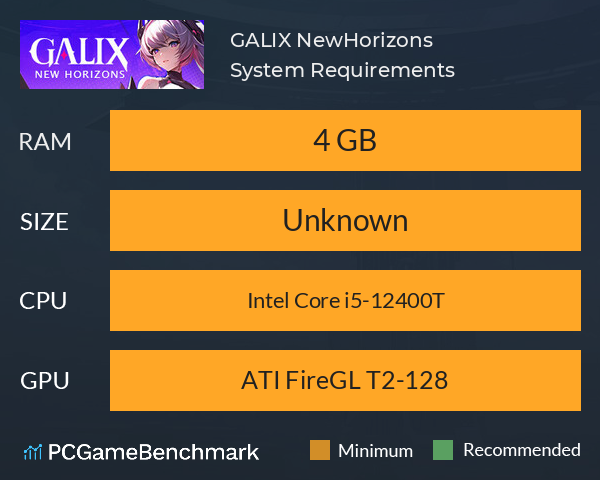 GALIX: NewHorizons | 星海乐章 | 星の旅:億万年の絆 System Requirements PC Graph - Can I Run GALIX: NewHorizons | 星海乐章 | 星の旅:億万年の絆 GALIX: NewHorizons | 星海乐章 | 星の旅:億万年の絆 System Requirements PC Graph - Can I Run GALIX: NewHorizons | 星海乐章 | 星の旅:億万年の絆