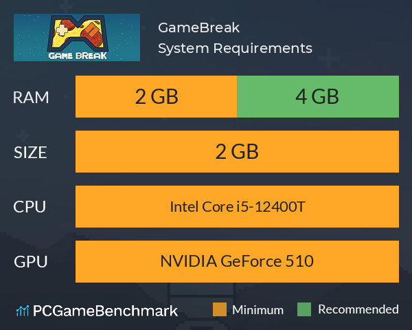 GameBreak System Requirements PC Graph - Can I Run GameBreak GameBreak System Requirements PC Graph - Can I Run GameBreak