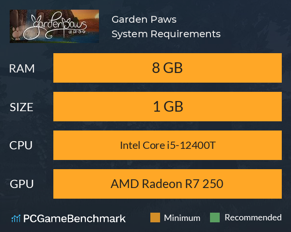 Garden Paws System Requirements PC Graph - Can I Run Garden Paws Garden Paws System Requirements PC Graph - Can I Run Garden Paws