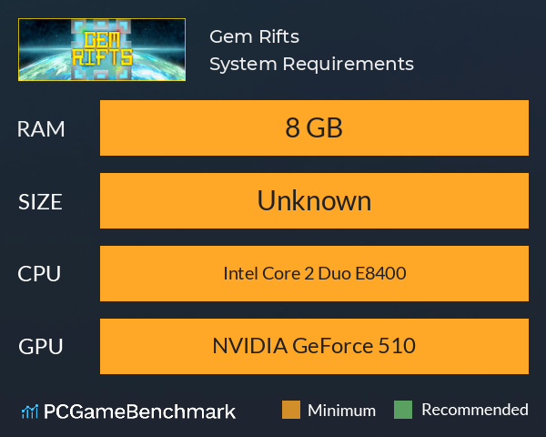 Gem Rifts System Requirements PC Graph - Can I Run Gem Rifts