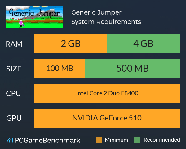 Generic Jumper System Requirements PC Graph - Can I Run Generic Jumper