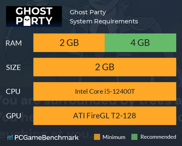 Ghost Party System Requirements PC Graph - Can I Run Ghost Party Ghost Party System Requirements PC Graph - Can I Run Ghost Party