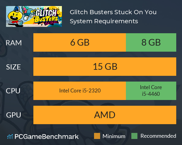 Glitch Busters: Stuck On You System Requirements PC Graph - Can I Run Glitch Busters: Stuck On You Glitch Busters: Stuck On You System Requirements PC Graph - Can I Run Glitch Busters: Stuck On You
