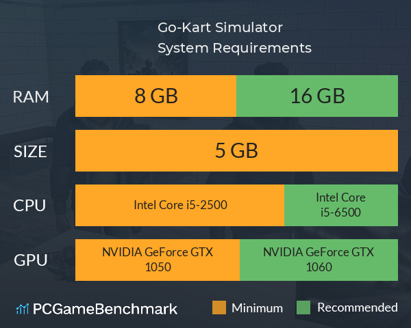 Go-Kart Simulator System Requirements PC Graph - Can I Run Go-Kart Simulator Go-Kart Simulator System Requirements PC Graph - Can I Run Go-Kart Simulator