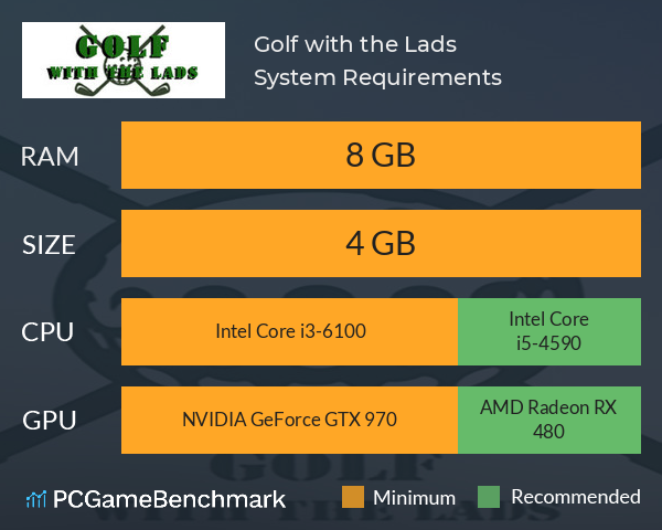 Golf with the Lads System Requirements PC Graph - Can I Run Golf with the Lads Golf with the Lads System Requirements PC Graph - Can I Run Golf with the Lads