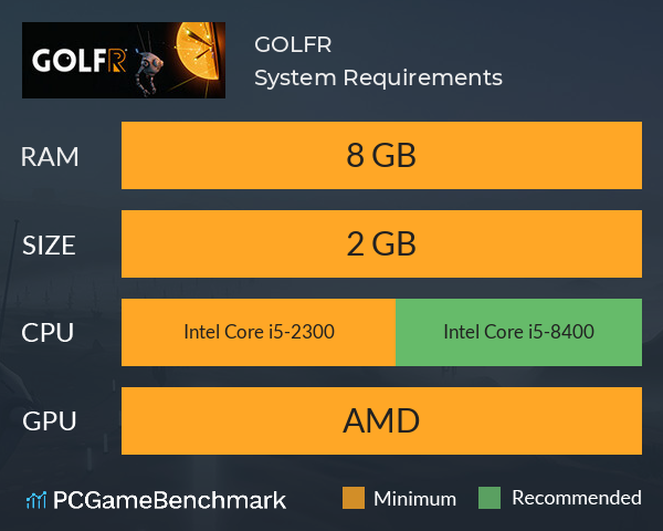GOLFR System Requirements PC Graph - Can I Run GOLFR GOLFR System Requirements PC Graph - Can I Run GOLFR