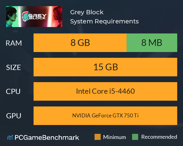 Grey Block System Requirements PC Graph - Can I Run Grey Block Grey Block System Requirements PC Graph - Can I Run Grey Block