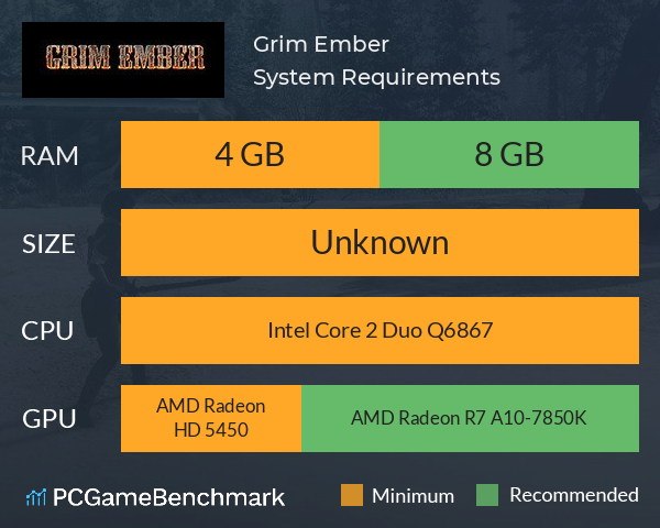 Grim Ember System Requirements PC Graph - Can I Run Grim Ember