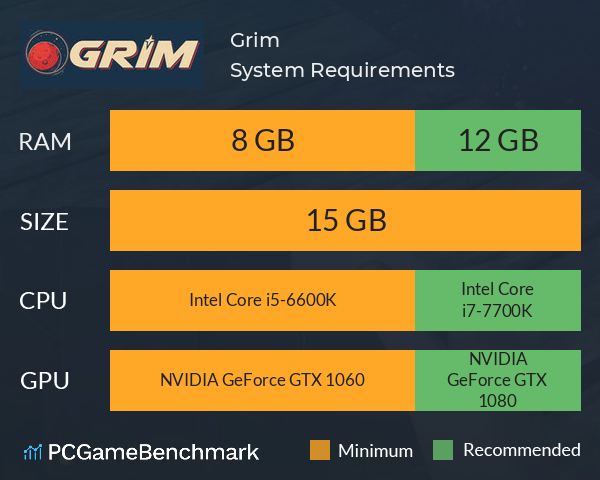 Grim System Requirements PC Graph - Can I Run Grim