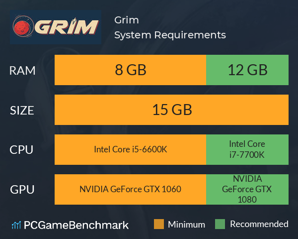 Grim System Requirements PC Graph - Can I Run Grim