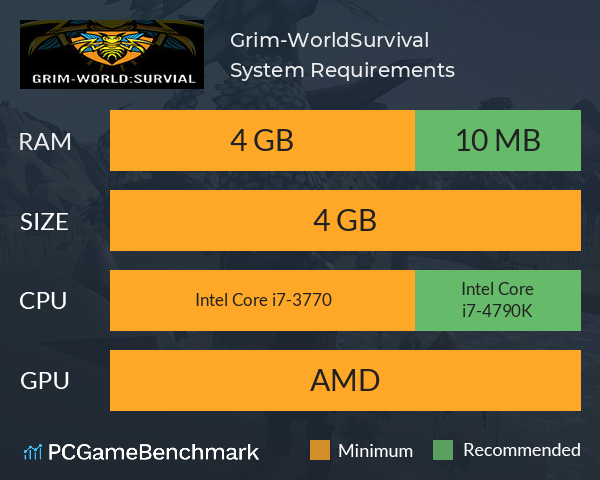 Grim-World:Survival System Requirements PC Graph - Can I Run Grim-World:Survival Grim-World:Survival System Requirements PC Graph - Can I Run Grim-World:Survival