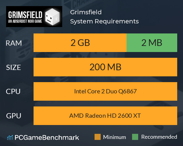 Grimsfield System Requirements PC Graph - Can I Run Grimsfield