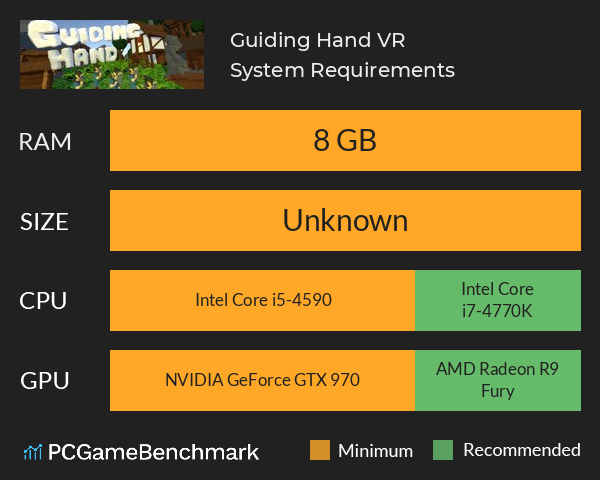 Guiding Hand VR System Requirements PC Graph - Can I Run Guiding Hand VR Guiding Hand VR System Requirements PC Graph - Can I Run Guiding Hand VR