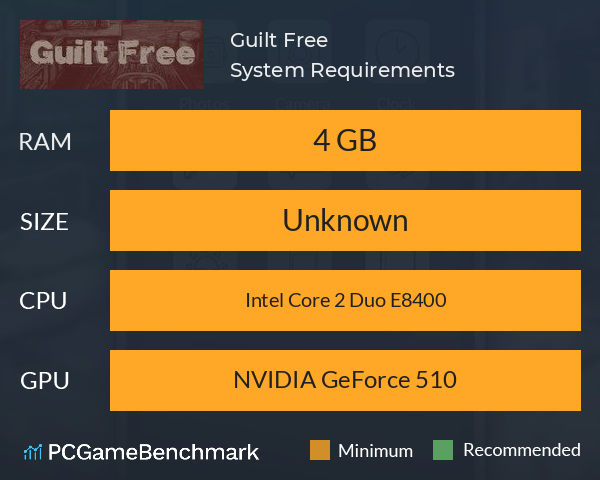 Guilt Free System Requirements PC Graph - Can I Run Guilt Free