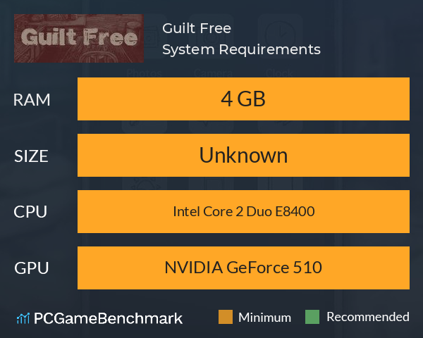 Guilt Free System Requirements PC Graph - Can I Run Guilt Free Guilt Free System Requirements PC Graph - Can I Run Guilt Free