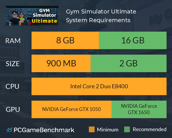 Gym Simulator Ultimate System Requirements PC Graph - Can I Run Gym Simulator Ultimate Gym Simulator Ultimate System Requirements PC Graph - Can I Run Gym Simulator Ultimate