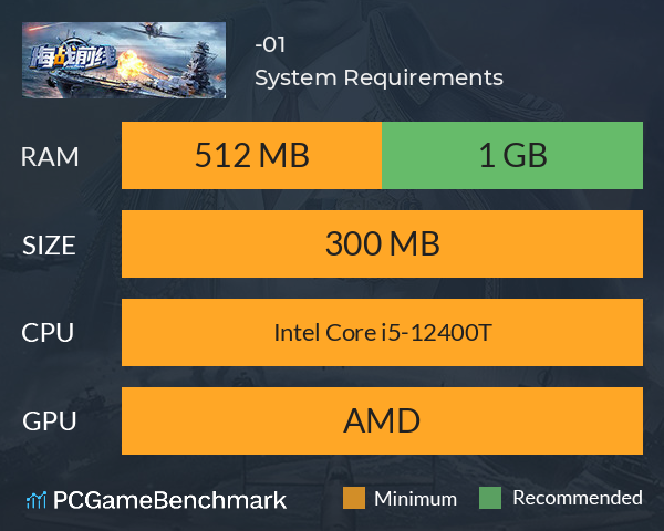 海战前线-0.1版本 System Requirements PC Graph - Can I Run 海战前线-0.1版本 海战前线-0.1版本 System Requirements PC Graph - Can I Run 海战前线-0.1版本