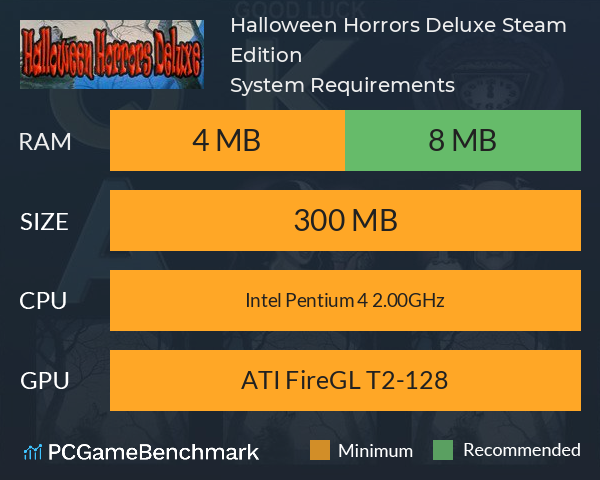 Halloween Horrors Deluxe Steam Edition System Requirements PC Graph - Can I Run Halloween Horrors Deluxe Steam Edition Halloween Horrors Deluxe Steam Edition System Requirements PC Graph - Can I Run Halloween Horrors Deluxe Steam Edition