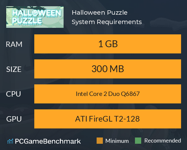 Halloween Puzzle System Requirements PC Graph - Can I Run Halloween Puzzle Halloween Puzzle System Requirements PC Graph - Can I Run Halloween Puzzle