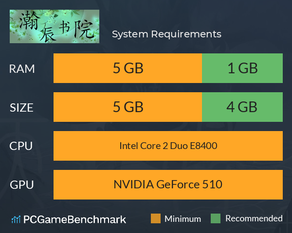 瀚辰书院 System Requirements PC Graph - Can I Run 瀚辰书院