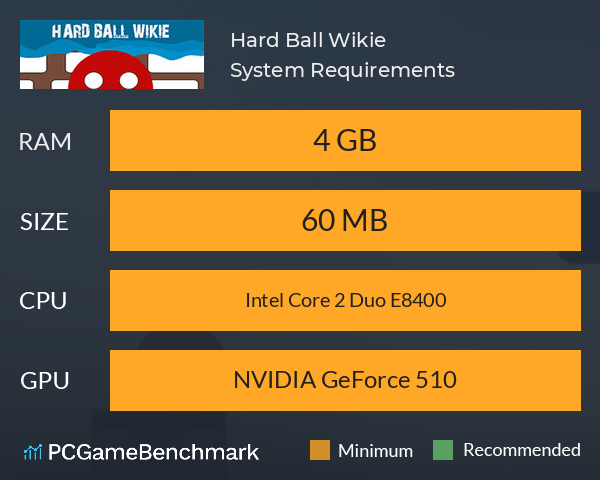 Hard Ball Wikie System Requirements PC Graph - Can I Run Hard Ball Wikie Hard Ball Wikie System Requirements PC Graph - Can I Run Hard Ball Wikie