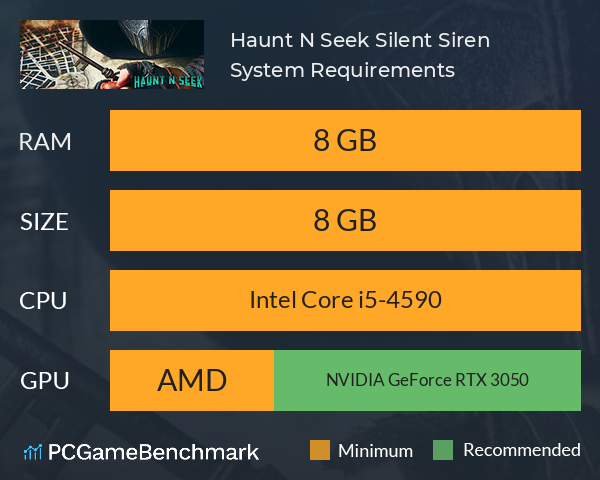 Haunt N Seek: Silent Siren System Requirements PC Graph - Can I Run Haunt N Seek: Silent Siren Haunt N Seek: Silent Siren System Requirements PC Graph - Can I Run Haunt N Seek: Silent Siren
