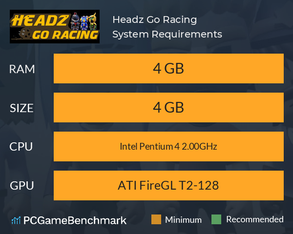 Headz Go Racing System Requirements PC Graph - Can I Run Headz Go Racing Headz Go Racing System Requirements PC Graph - Can I Run Headz Go Racing
