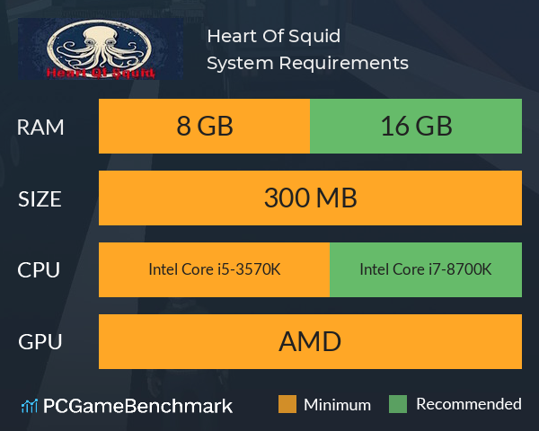Heart Of Squid System Requirements PC Graph - Can I Run Heart Of Squid Heart Of Squid System Requirements PC Graph - Can I Run Heart Of Squid