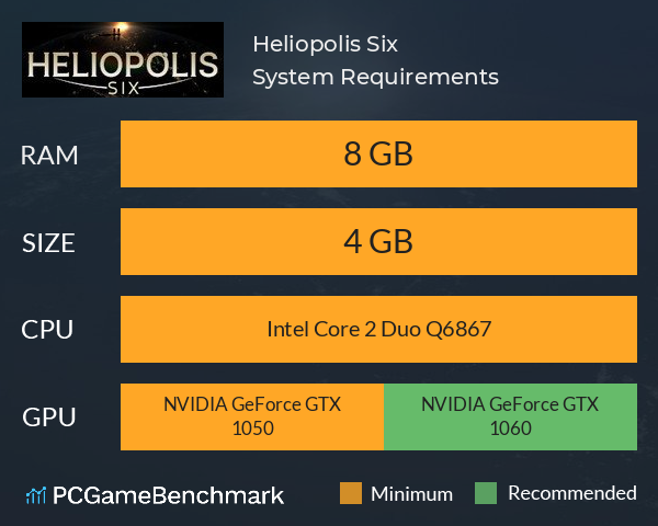 Heliopolis Six System Requirements PC Graph - Can I Run Heliopolis Six Heliopolis Six System Requirements PC Graph - Can I Run Heliopolis Six