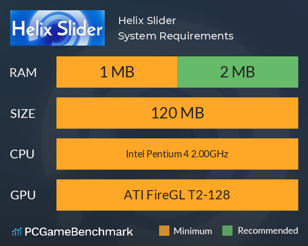 Helix Slider System Requirements PC Graph - Can I Run Helix Slider