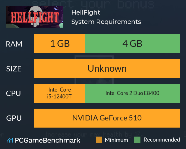 HellFight System Requirements PC Graph - Can I Run HellFight