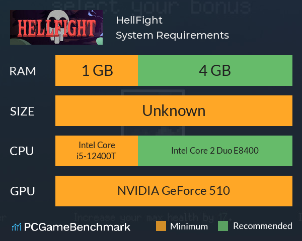 HellFight System Requirements PC Graph - Can I Run HellFight HellFight System Requirements PC Graph - Can I Run HellFight