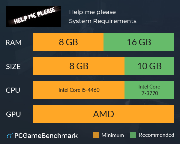 Help me please System Requirements PC Graph - Can I Run Help me please Help me please System Requirements PC Graph - Can I Run Help me please