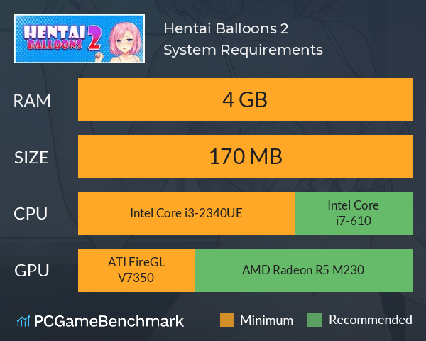 Hentai Balloons 2 System Requirements PC Graph - Can I Run Hentai Balloons 2 Hentai Balloons 2 System Requirements PC Graph - Can I Run Hentai Balloons 2