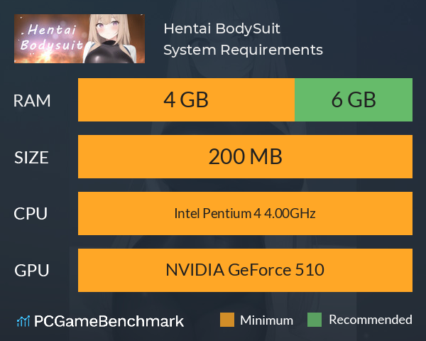 Hentai BodySuit System Requirements PC Graph - Can I Run Hentai BodySuit Hentai BodySuit System Requirements PC Graph - Can I Run Hentai BodySuit